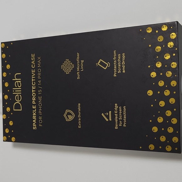 Delilah Gold Sparkle Protective IPhone Case - Picture 8 of 8